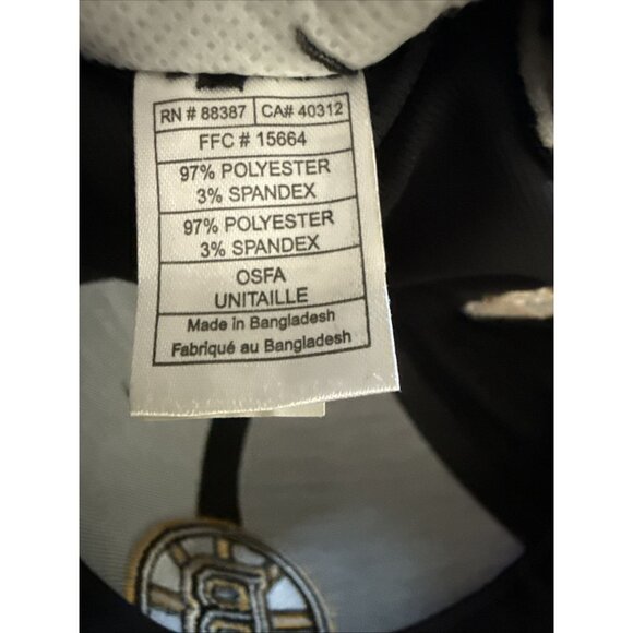 Boston Bruins Hat Cap Snapback Black NHL Adidas Hockey OSFA. New. - Picture 7 of 8